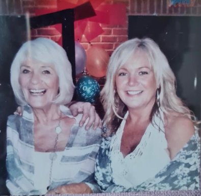 Mother and daughter happy and smiling